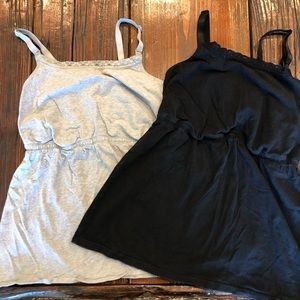 Pair of nursing tanks